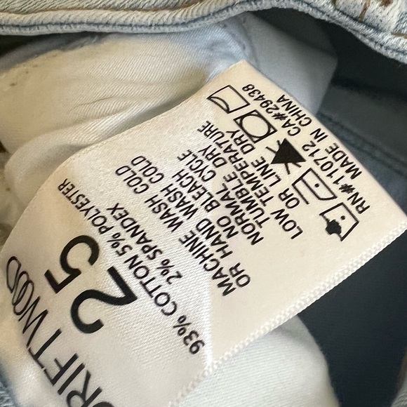 DRIFTWOOD Farrah Blue and Yellow Flare & Wide Leg Jeans with Floral Embroidery - Picture 3 of 6